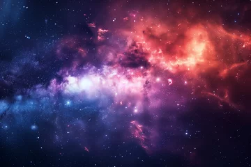 Deurstickers Universe nebula stars space © rouda100