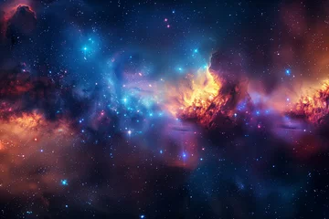 Papier Peint photo Lavable Univers Universe nebula stars space