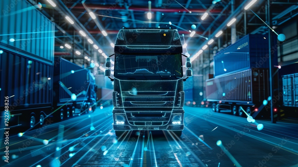 Poster advancements in artificial intelligence and machine learning are transforming to logistic transporta