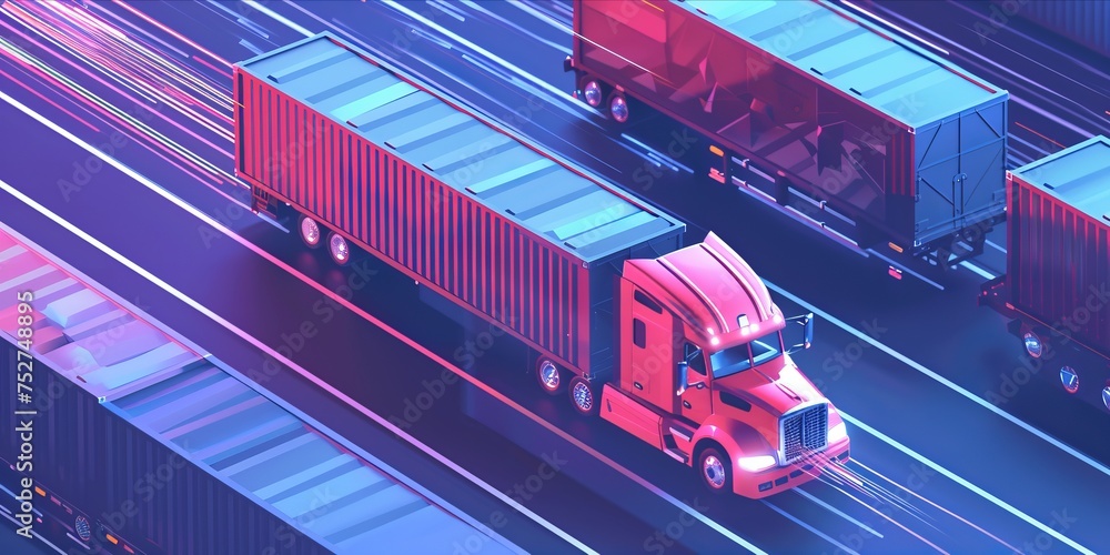 Poster advancements in artificial intelligence and machine learning are transforming to logistic transporta