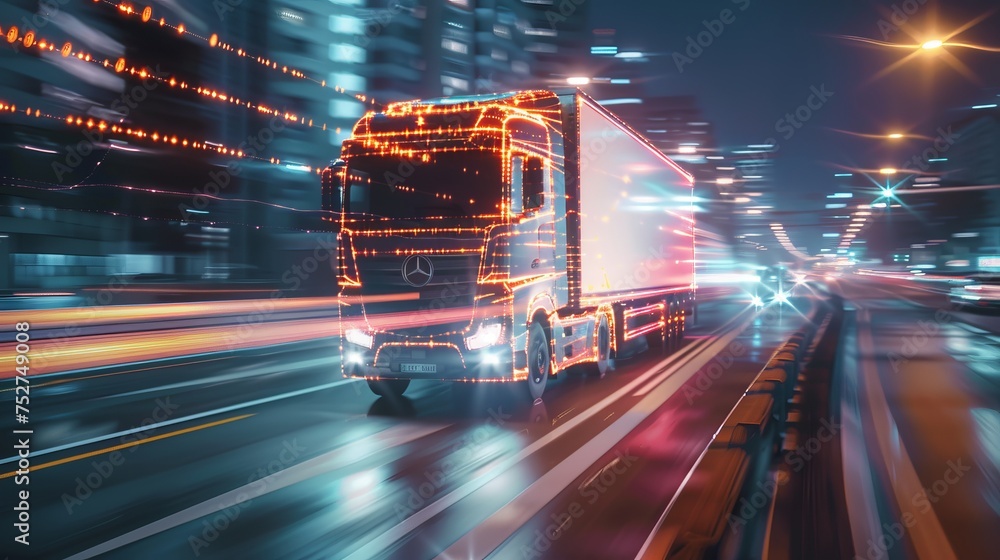 Poster advancements in artificial intelligence and machine learning are transforming to logistic transporta