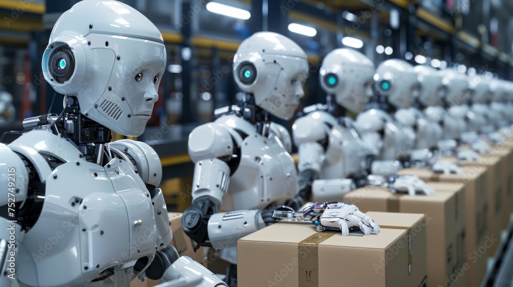 Poster advancements in artificial intelligence and machine learning are transforming to logistic warehouse 