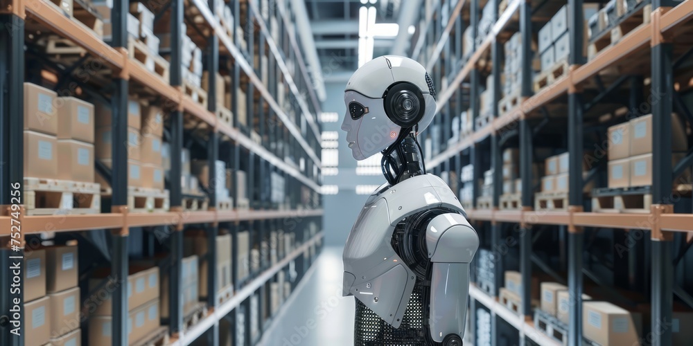 Poster advancements in artificial intelligence and machine learning are transforming to logistic warehouse 