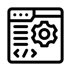 development line icon