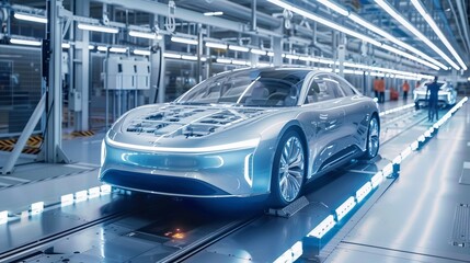 Advancements in Artificial Intelligence and Machine Learning are transforming to automotive car assembly plant, car manufacturing process