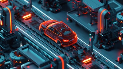 Advancements in Artificial Intelligence and Machine Learning are transforming to automotive car assembly plant, car manufacturing process