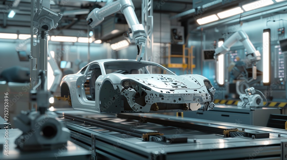 Aufkleber advancements in artificial intelligence and machine learning are transforming to automotive robot ha