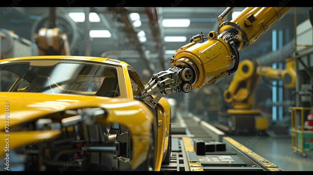 Poster advancements in artificial intelligence and machine learning are transforming to automotive robot ha