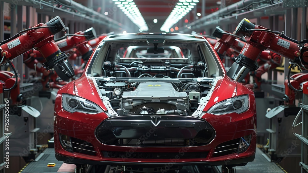 Aufkleber advancements in artificial intelligence and machine learning are transforming to automotive robot ha