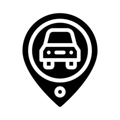 car glyph icon