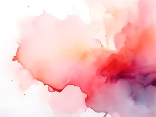 watercolor-painting-showcasing-a-delicate-light-red-stain-bleeding-into-the-fibers-of-a-textured