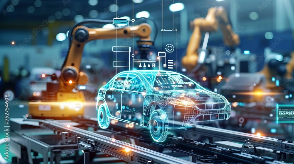 Aufkleber advancements in artificial intelligence and machine learning are transforming to automotive robot ha