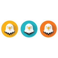 Eagle icon vector - illustration