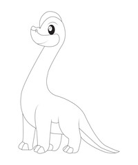 dinosaur coloring page for kids and adults