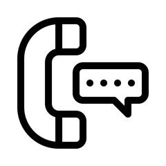 phone call line icon