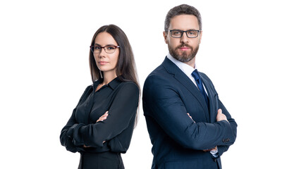 businesspeople together while having a meeting in the office. businesspeople working on business project. collaborating on a new business project. businesspeople isolated on white. business casual