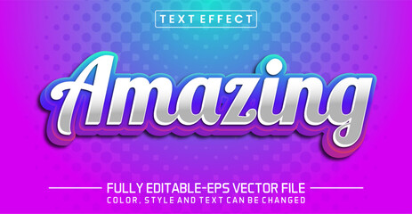 Amazing chrome font Text effect editable