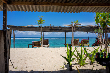 Rustic Beachfront Shack Offering a Peaceful Retreat with Ocean Views in Lombok, Indonesia