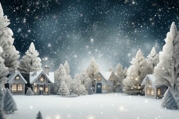 festive winter christmas background