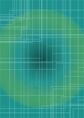 Minimal Minimal Geometric Vector Poster Design with Lines and Gradient Colorful Circles. Collection of Abstract Backgrounds for Covers, Flyers, Templates, Booklets, Cards, Brochures, Branding, etc.