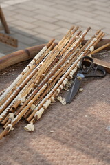 Chinese hand-pulled noodles, handmade noodles
