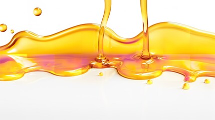 Sweet Elegance: Dripping Honey Seamlessly Repeatable