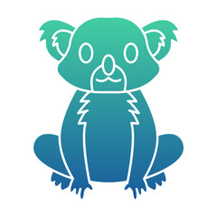 Koala Flat Gradient Style