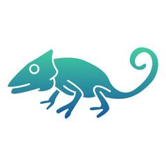 Chameleon Flat Gradient Style