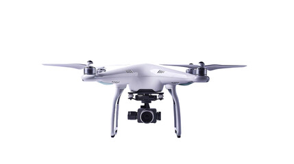 Drone on a white transparent background. Drone PNG file.