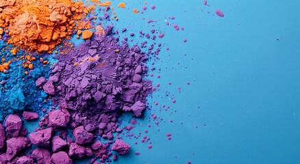 Colorful Cosmic Dust A Purple and Orange Blend for the Perfect Palette Generative AI