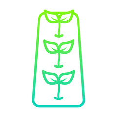 Growth Plant Gradient Linear Style