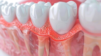 Periodontitis also called gum disease, A serious gum infection that damages the soft tissue around teeth. Without treatment, periodontitis can destroy the bone that supports your teeth