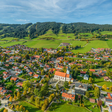 Ausblick auf Weitnau im Allg&auml;u