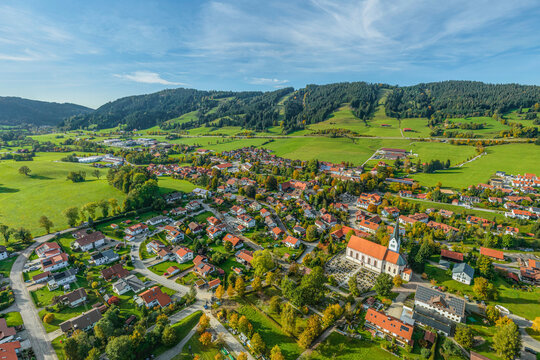 Ausblick auf Weitnau im Allg&auml;u