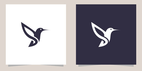 bird logo design vector
