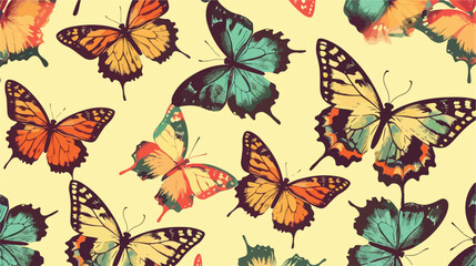 Butterflies background texture repetition wallpaper