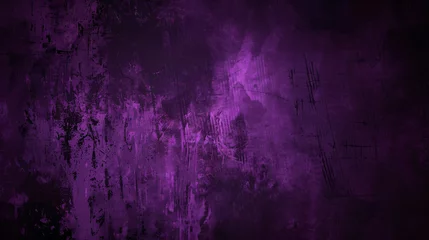 Poster Purple black vintage background with grunge texture an © Johnu