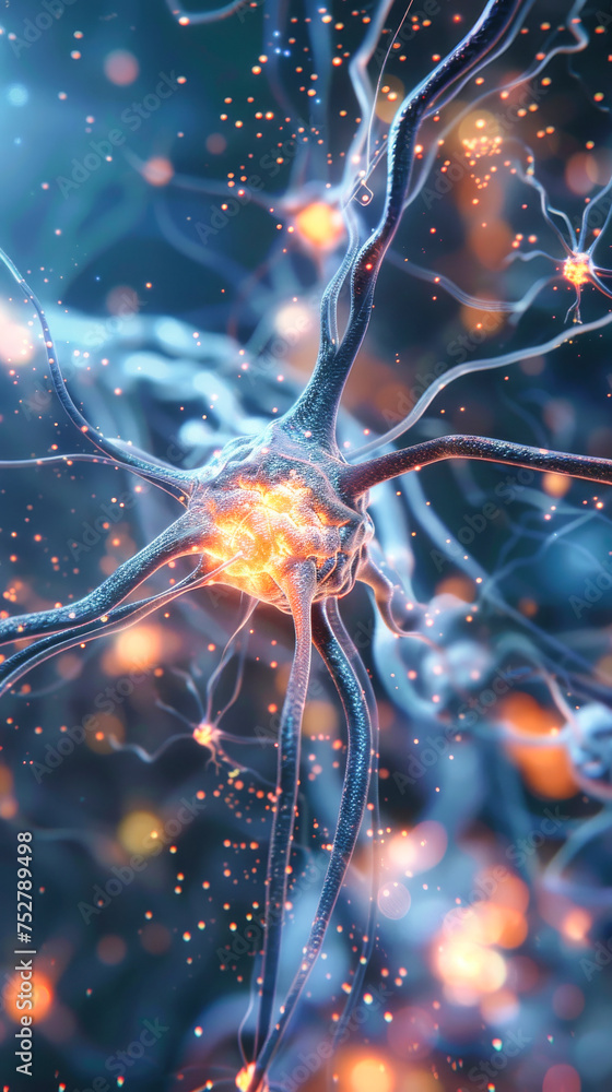 Poster neuron and synapse structure