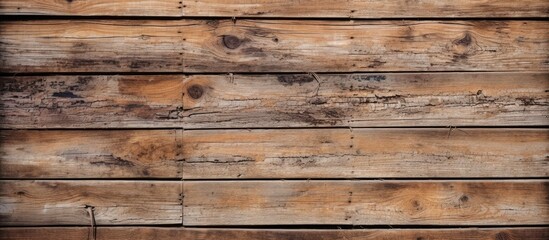 Rustic Wooden Wall Showcasing Beautiful Brown Wood Texture Background