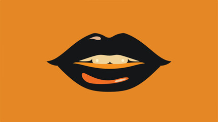Halloween Lips Vector Icon