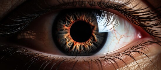 Mesmerizing Macro Shot Revealing Exquisite Detail of a Human Eye in Close-up View