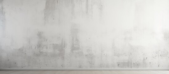 Elegant Gray Paint Splash on White Wall in Minimalist Interior Design Setting