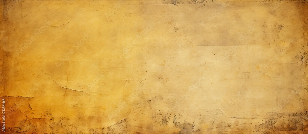 Poster vibrant yellow wall with texture pattern for creative backdrop or design element