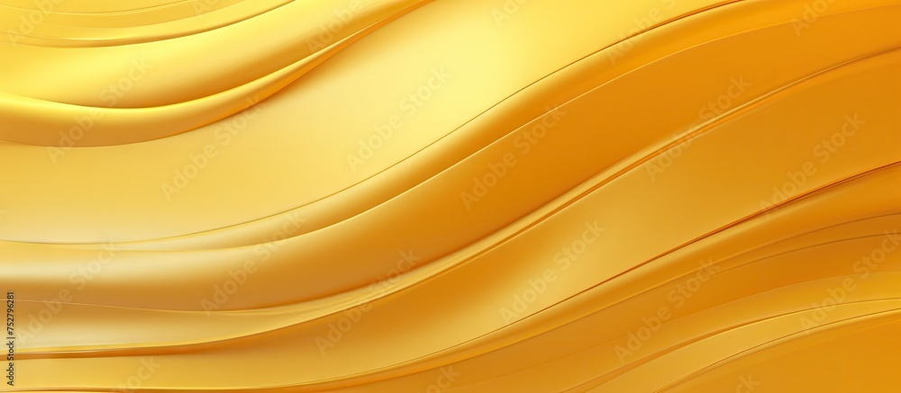 Poster elegant golden background with flowing curves and shimmering lines for luxurious design projects