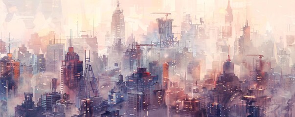 Cityscape of the Future A Glimpse of the Past, Present, and Future of Urban Life Generative AI