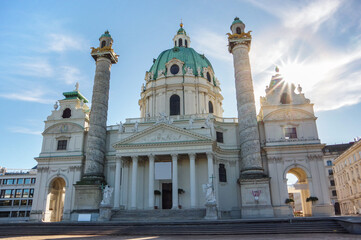 Karlskirche Catholic Church. Vienna. Austria