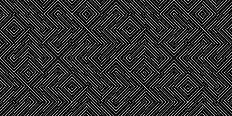 Abstract geometric pattern. A seamless vector background. White and black ornament. Graphic modern pattern. Simple lattice graphic design