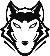 wolf logo design, wolf mascot logo, Tribal Wolf Tattoo,wolf head illustration vector drawing, Brave wolf head mascot Logo design. Vector Template Illustration Design. Mascot Brave wolfy Logo design
