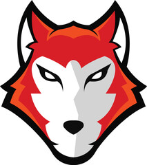Fox Logo design, Fox sport logo vector , Fox head illustration vector drawing, Mascot Brave Fox Logo design any kind of graphic work, using the concept of a Fox's head, Esport game logo icon