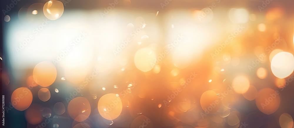 Poster vibrant colorful abstract background with blurred bokeh lights and sparkles
